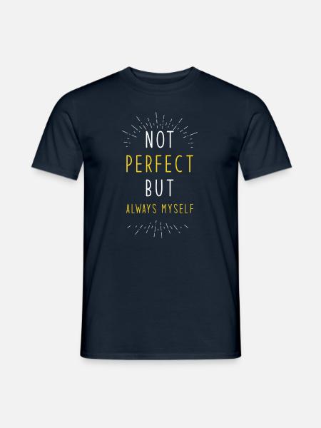 Happy saying - Men's T-Shirt - navy