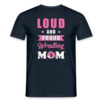 Catch mom - T-shirt homme - marine - Devant - AI Model Male 178 light (178cm)