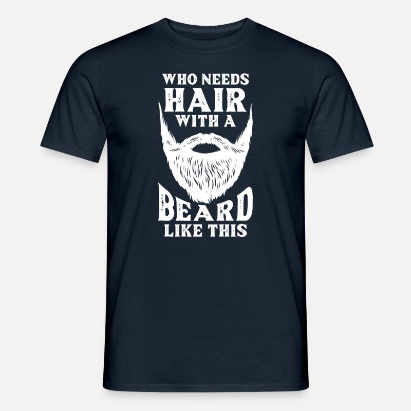 Glatze - Männer T-Shirt - Navy
