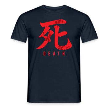 Japanisch Tot - Männer T-Shirt - Navy - Vorne - AI Model Male 178 light (178cm)