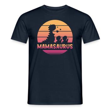 Mamasaurus - Männer T-Shirt - Navy - Vorne - AI Model Male 178 light (178cm)