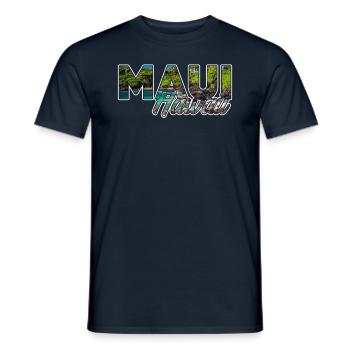 Maui Hawaii - Männer T-Shirt - Navy - Vorne - AI Model Male 178 light (178cm)