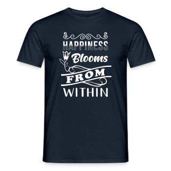Inspiration Quote - Men's T-Shirt - navy - Front - AI Model Male 178 light (178cm)