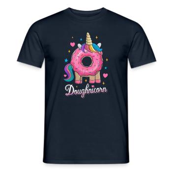 Beignets Licorne Doughnicorn doux - T-shirt homme - marine - Devant - AI Model Male 178 light (178cm)