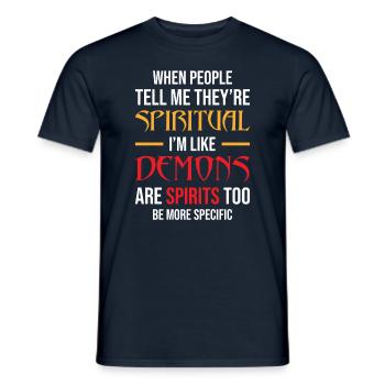 Drôle de sort Spiritualité spirituelle - T-shirt homme - marine - Devant - AI Model Male 178 light (178cm)