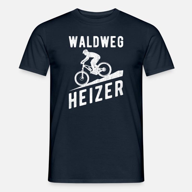 Downhill Waldweg Heizer - Männer T-Shirt - Navy