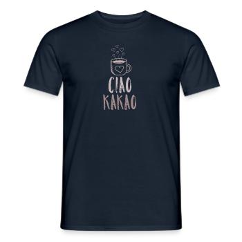 Ciao Cacao - T-shirt homme - marine - Devant - AI Model Male 178 light (178cm)