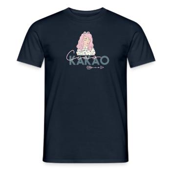 Ciao Cocoa - Men's T-Shirt - navy - Front - AI Model Male 178 light (178cm)