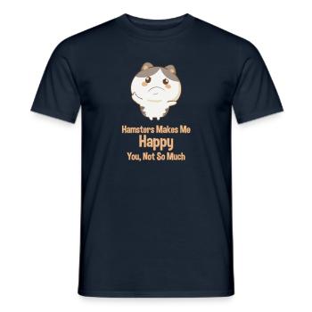 Hamster kawaii - Männer T-Shirt - Navy - Vorne - AI Model Male 178 light (178cm)
