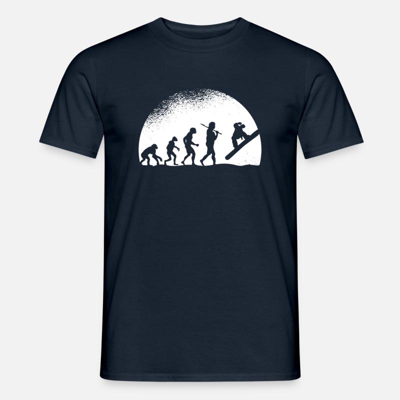 Evolution Snowboarding - Men’s T-shirt - navy