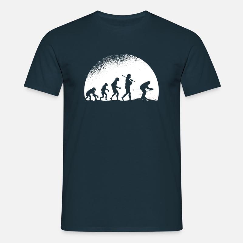 Evolution Ski - Men's T-Shirt - navy