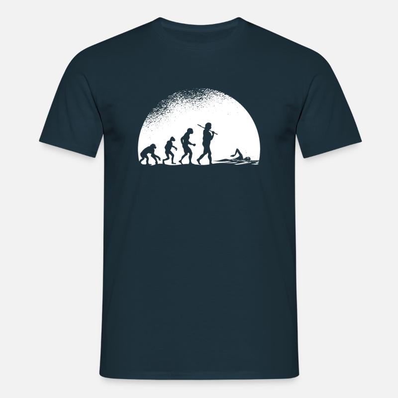 Evolution Swimming - Men's T-Shirt - navy