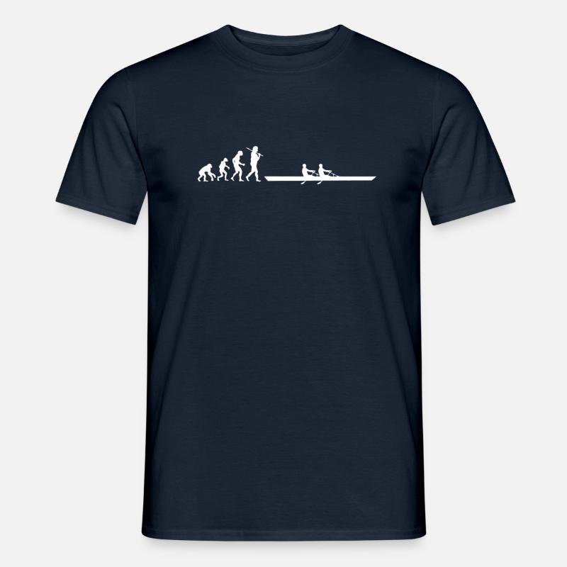 Evolution Rudern - Männer T-Shirt - Navy