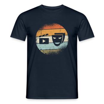 Actor Gift - Men's T-Shirt - navy - Front - AI Model Male 178 light (178cm)