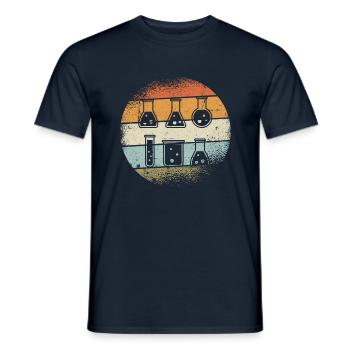 Chemist gift - Men's T-Shirt - navy - Front - AI Model Male 178 light (178cm)