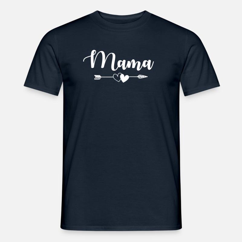 Mama - Männer T-Shirt - Navy