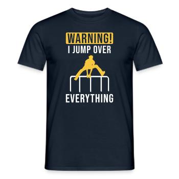 Parkour Sport - T-shirt homme - marine - Devant - AI Model Male 178 light (178cm)