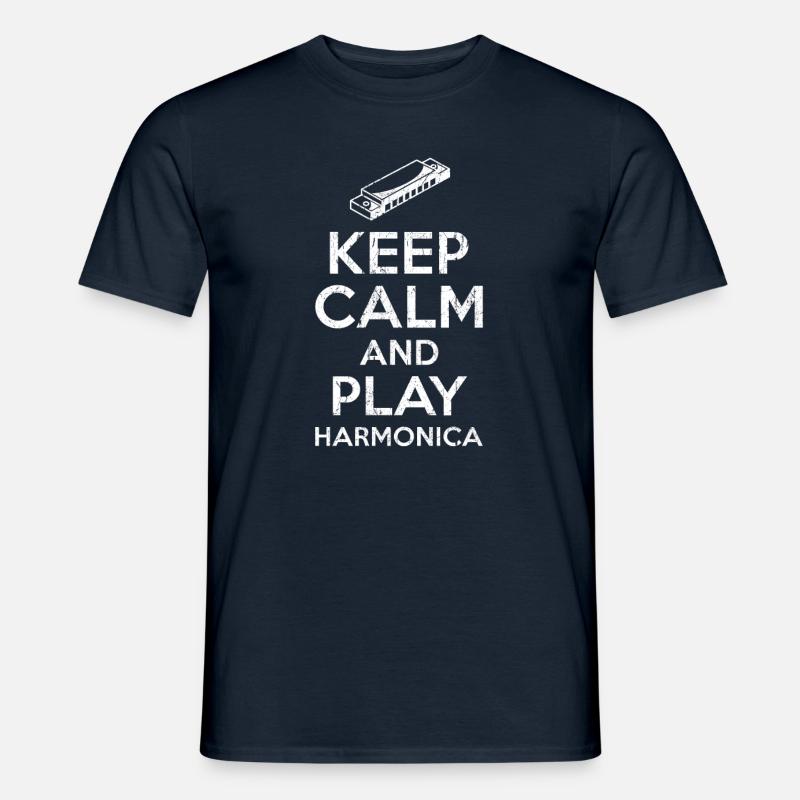 Blues Geschenk - Männer T-Shirt - Navy