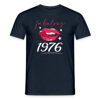 Fabulous since 1976 - Men's T-Shirt - navy - Front - AI Model Male 178 light (178cm)