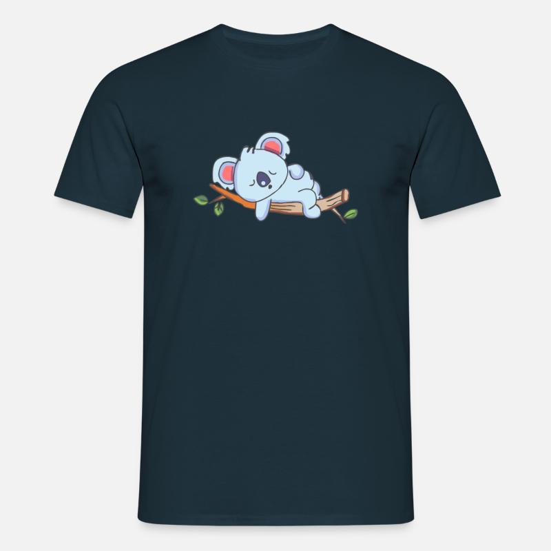 Koala Sleeping Koala Bear - Men's T-Shirt - navy