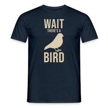 Ornithologist saying - Men's T-Shirt - navy - Front - AI Model Male 178 light (178cm)