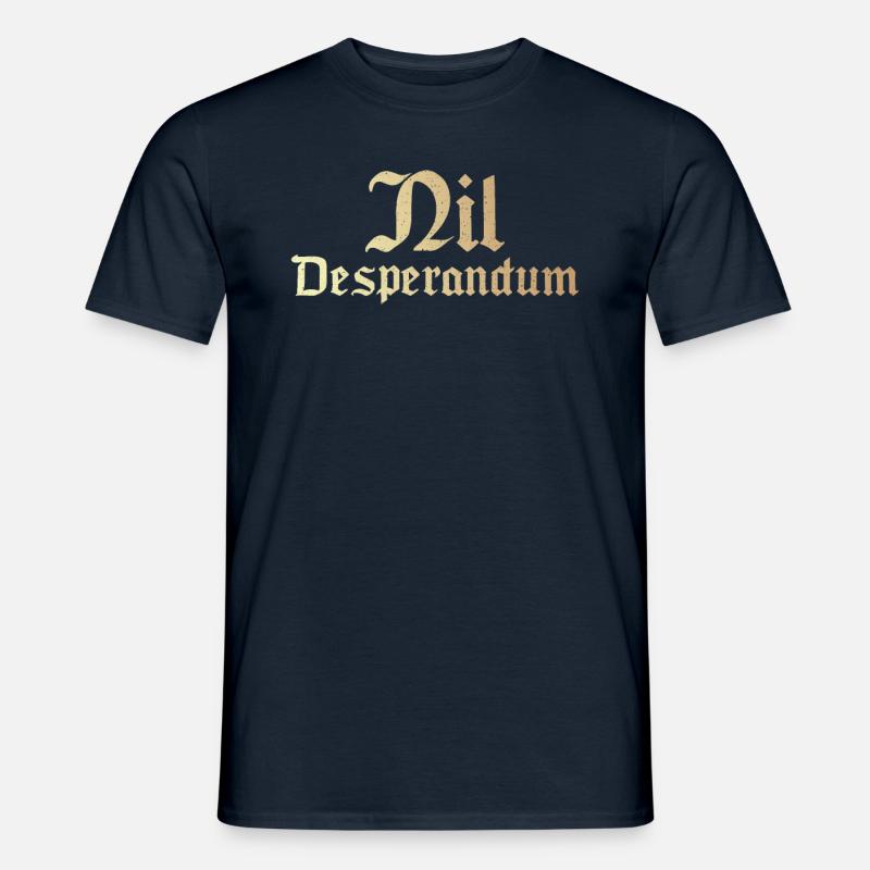 Nil Desperandum - Männer T-Shirt - Navy