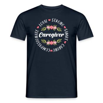 Cadeau de soignant. - T-shirt homme - marine - Devant - AI Model Male 178 light (178cm)