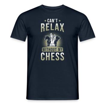 Schach Geschenk - Männer T-Shirt - Navy - Vorne - AI Model Male 178 light (178cm)