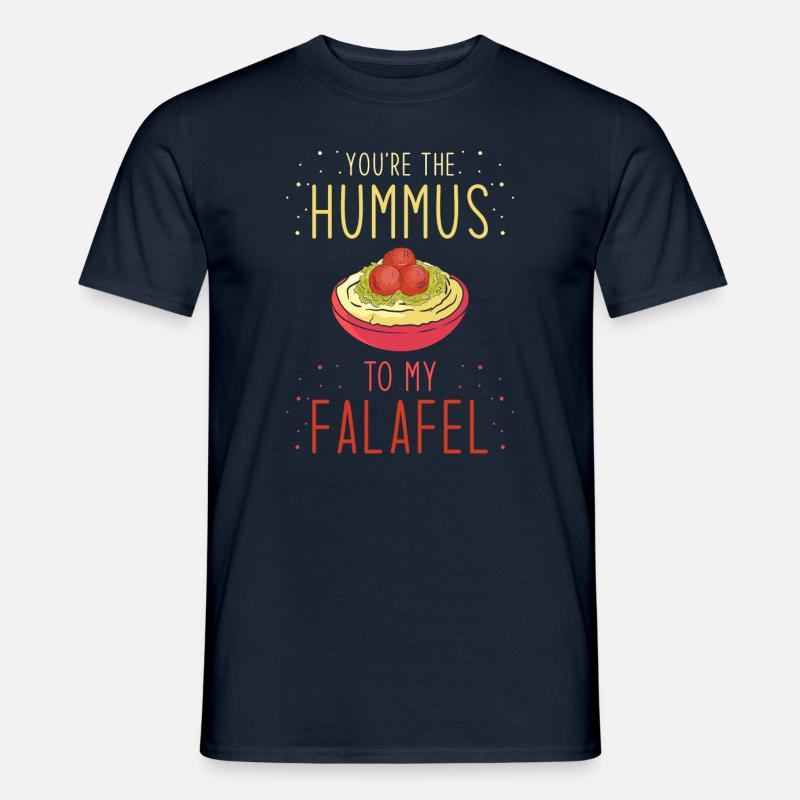 Falafel Hummus - Männer T-Shirt - Navy