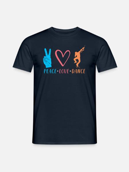 Dancing Dancer Gift - Men's T-Shirt - navy