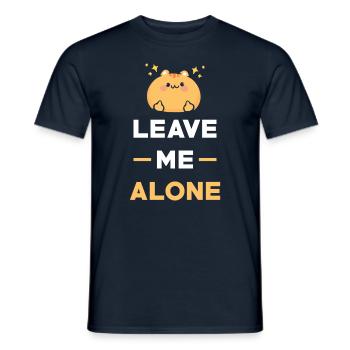 Distance sociale antisociale - T-shirt homme - marine - Devant - AI Model Male 178 light (178cm)