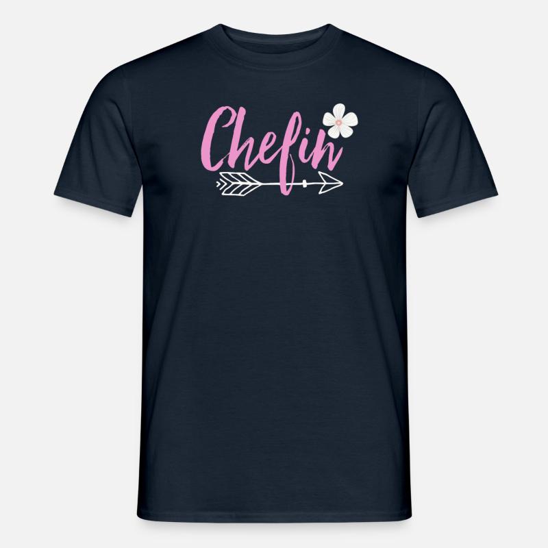 Chefin - Männer T-Shirt - Navy