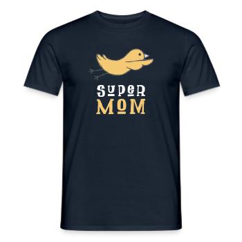 Super Maman - T-shirt homme - marine - Devant - AI Model Male 178 light (178cm)
