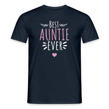 Beste Tante - Männer T-Shirt - Navy - Vorne - AI Model Male 178 light (178cm)