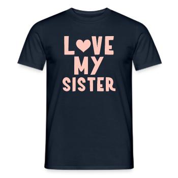 Moi ma sœur - T-shirt homme - marine - Devant - AI Model Male 178 light (178cm)