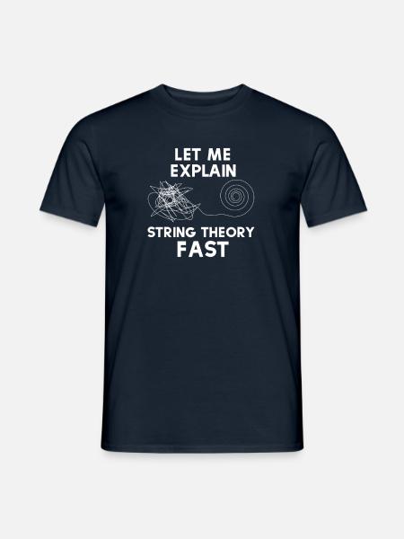 String Theory - Men's T-Shirt - navy