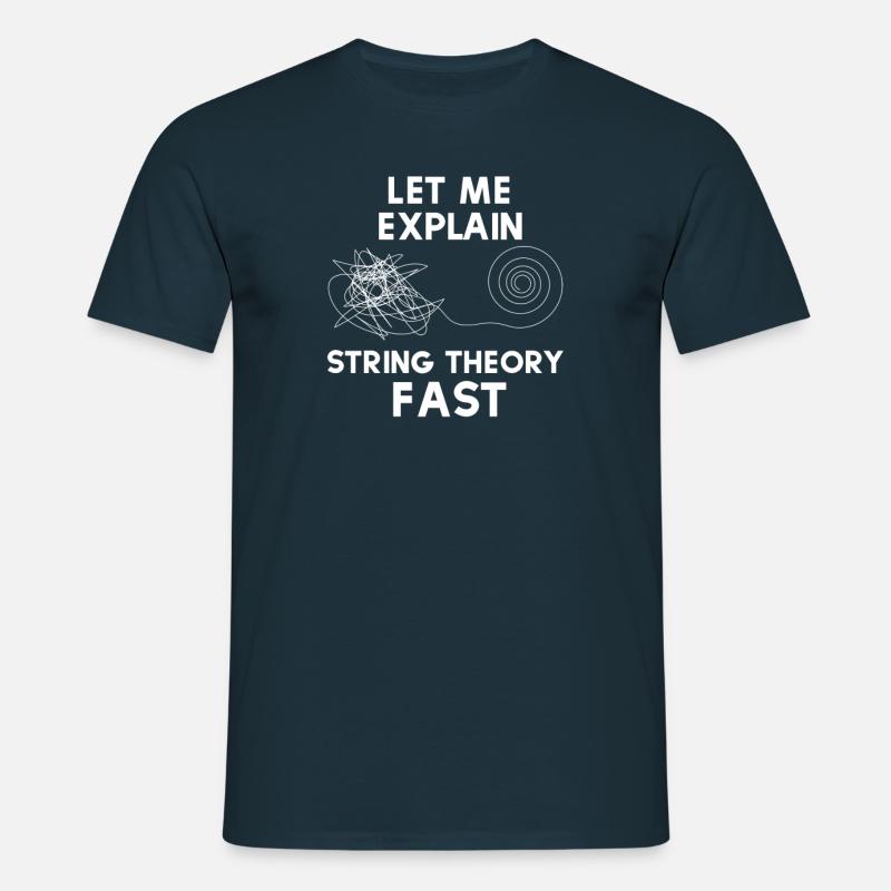 String Theory - Men's T-Shirt - navy