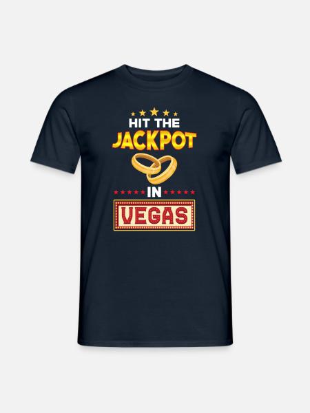 Las Vegas Wedding - Men's T-Shirt - navy