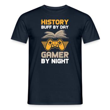 Geschichtslehrer Geschenk - Männer T-Shirt - Navy - Vorne - AI Model Male 178 light (178cm)