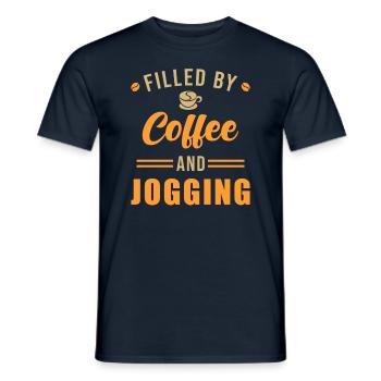 Jogging - Men's T-Shirt - navy - Front - AI Model Male 178 light (178cm)