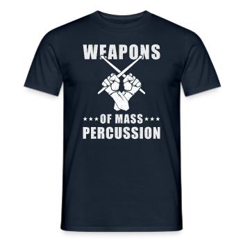 Cadeau de batteur batteur - T-shirt homme - marine - Devant - AI Model Male 178 light (178cm)