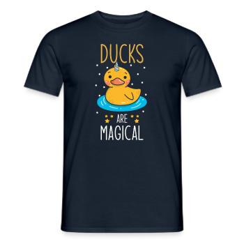 Dicton canard - T-shirt homme - marine - Devant - AI Model Male 178 light (178cm)
