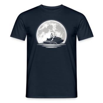 Jetski - Männer T-Shirt - Navy - Vorne - AI Model Male 178 light (178cm)