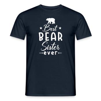Sœur Ours Sœur - T-shirt homme - marine - Devant - AI Model Male 178 light (178cm)