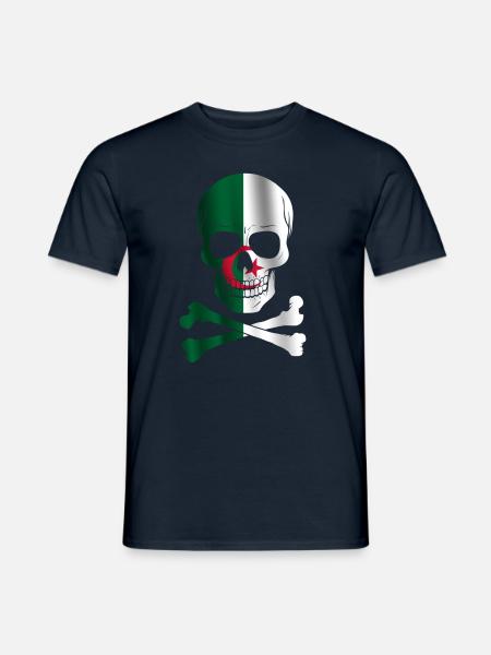 Algeria Flag - Men's T-Shirt - navy