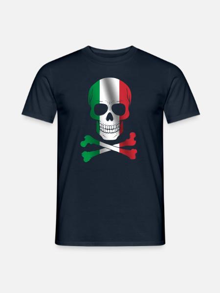 Italy Flag - Men's T-Shirt - navy