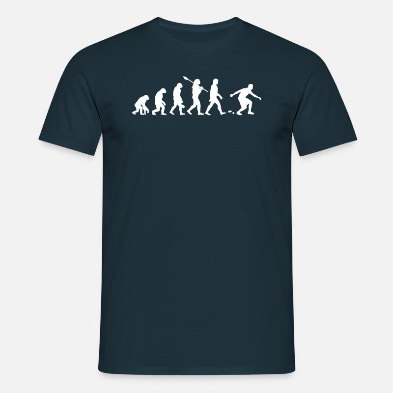 Boule Evolution - Männer T-Shirt - Navy