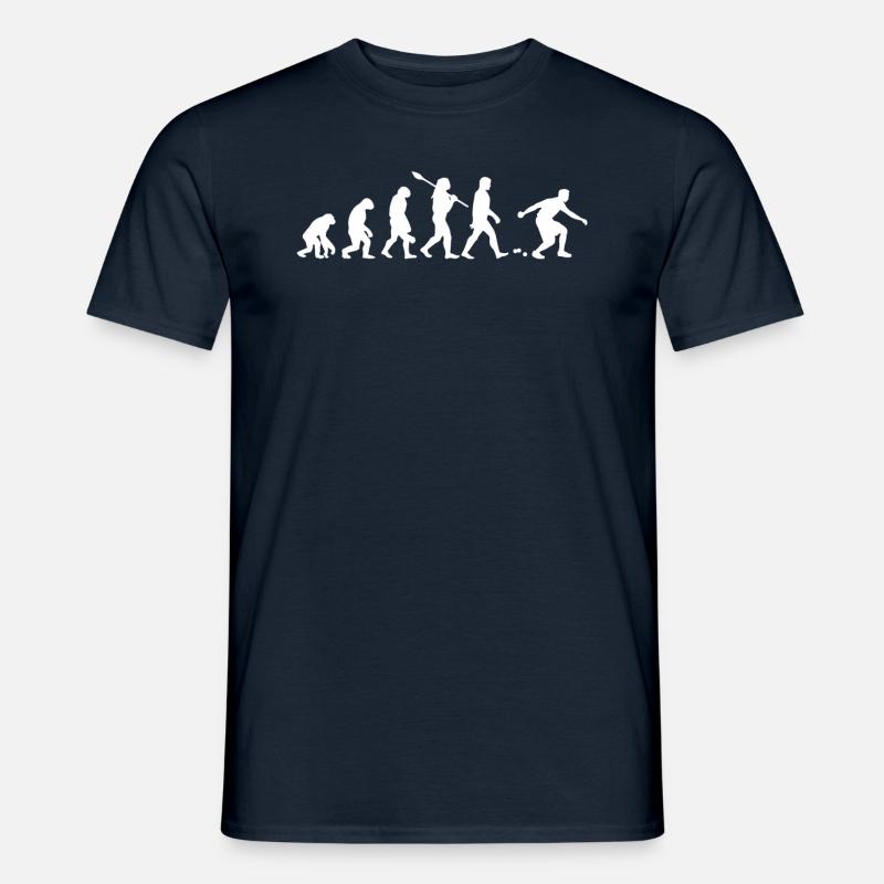 Évolution de la boule - T-shirt homme - marine