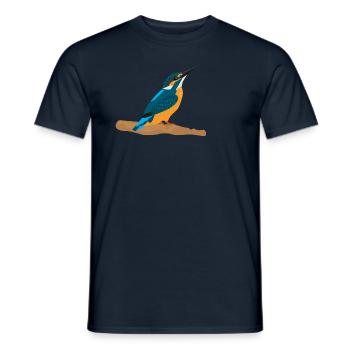 Kingfisher - Men's T-Shirt - navy - Front - AI Model Male 178 light (178cm)