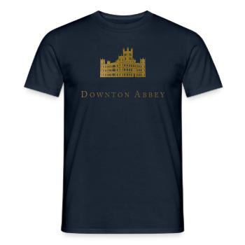 Downton Abbey Highclere Castle - Men's T-Shirt - navy - Front - AI Model Male 178 light (178cm)
